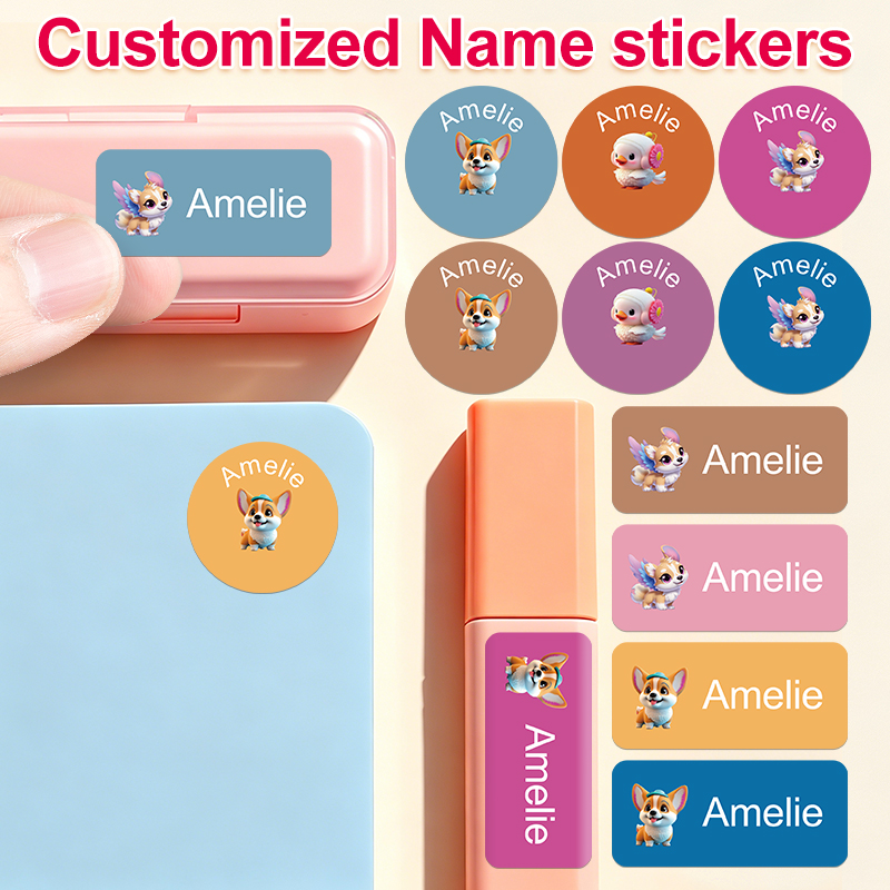 Personalized Name Box - Gepersonaliseerde naamlabels - Aangepaste labels voor