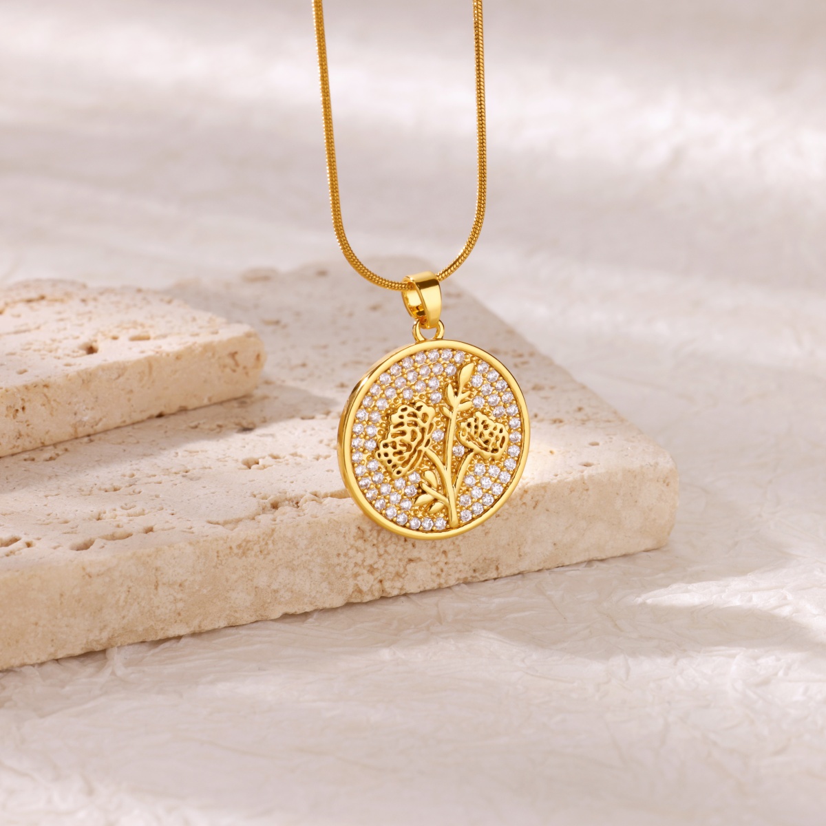 Zirkoon Bloem Kettingen Voor V - Birth Flower Necklace recensie en prijs