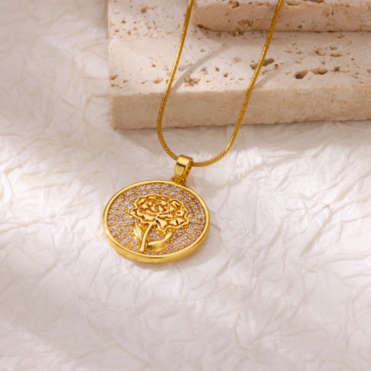 Zirkoon Bloem Kettingen Voor V - Birth Flower Necklace recensie en prijs