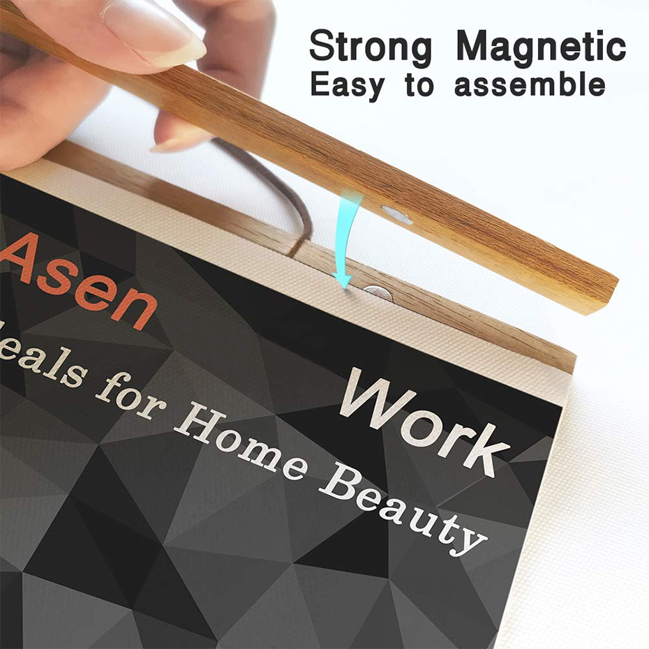 21 30 40 50cm Magnetische Post - Engraved Wood Frame recensie en prijs