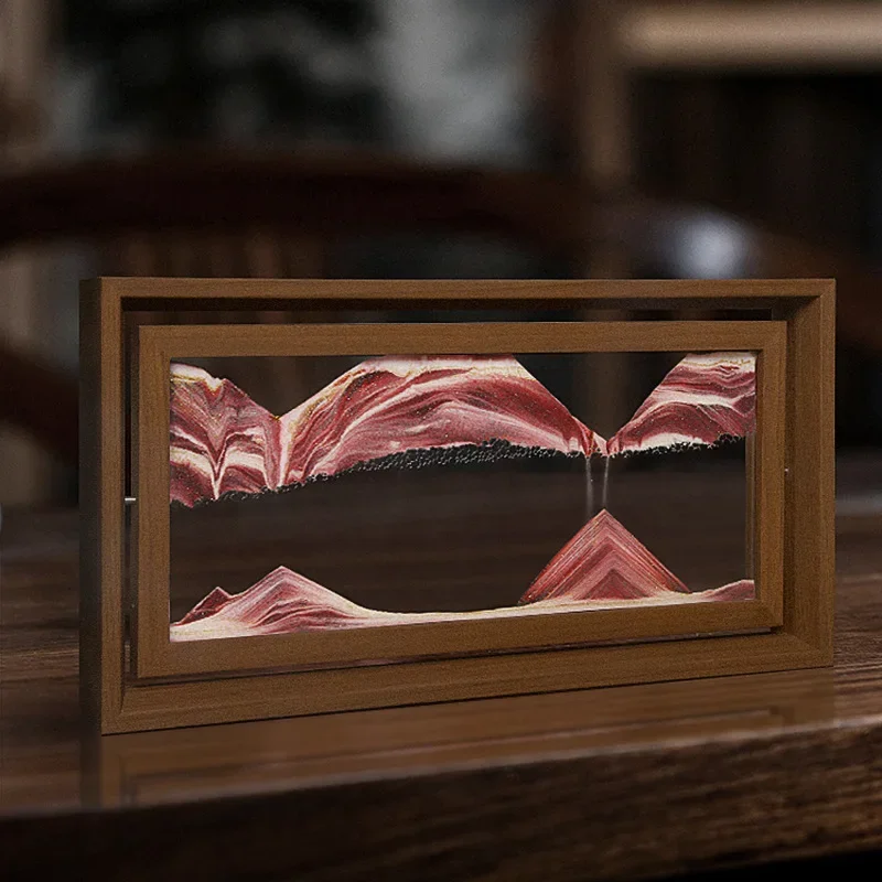 3d Draaibaar Zandlandschap Bew - Engraved Wood Frame recensie en prijs