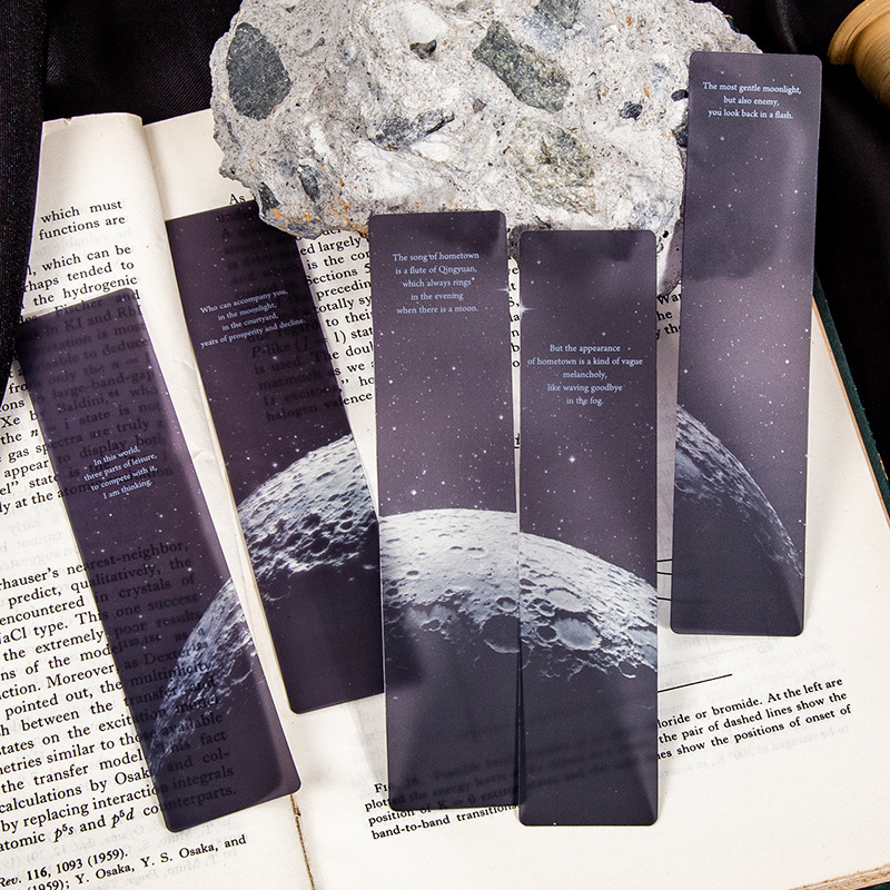 5PCS Space Roaming Matte PET-b - Dried Flower Bookmark recensie en prijs