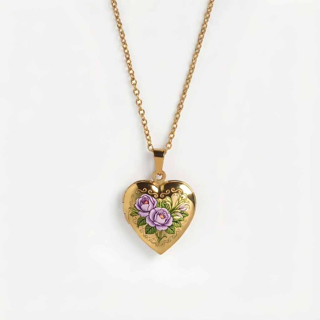 Hartvormige hangerketting, del - Birth Flower Necklace recensie en prijs