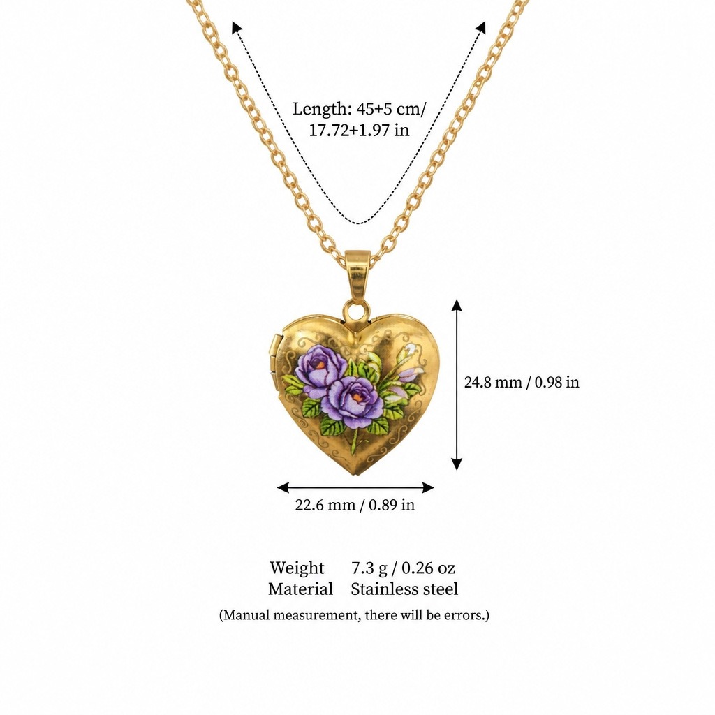 Hartvormige hangerketting, del - Birth Flower Necklace recensie en prijs