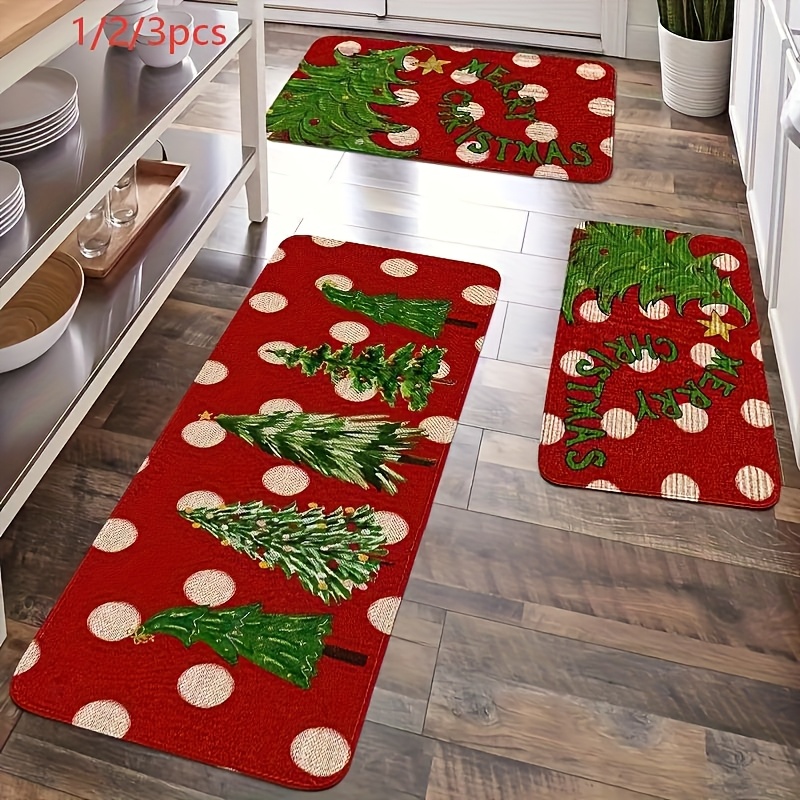 VIKAMA Set Kerstkeukenmatten A - Family Tree Print recensie en prijs